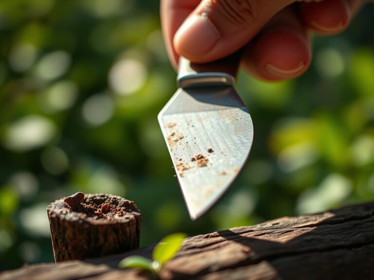 6 Steps to Sharpen a Garden Knife with a Mill File
